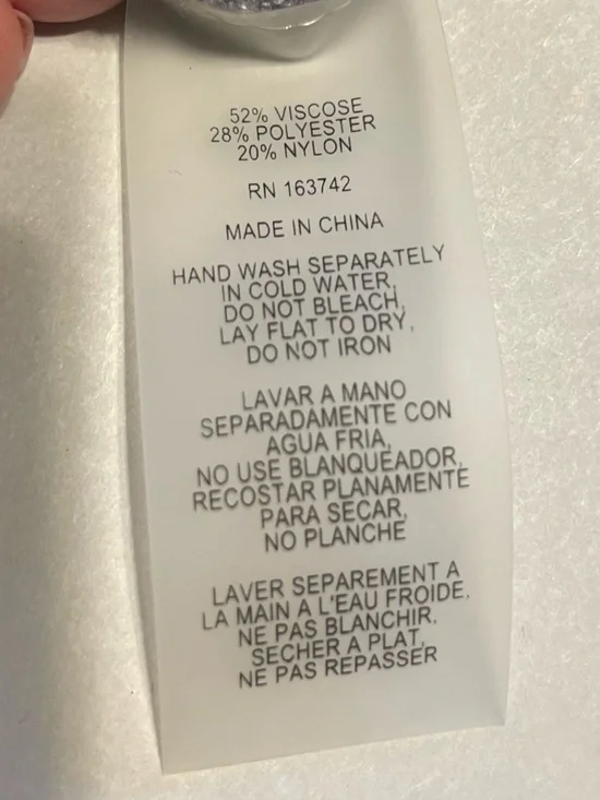 Aaeda Sheep Appliqué Sweater Gray Dolman Sleeve Knit Top Size Large Cozy Cute - Picture 8 of 8